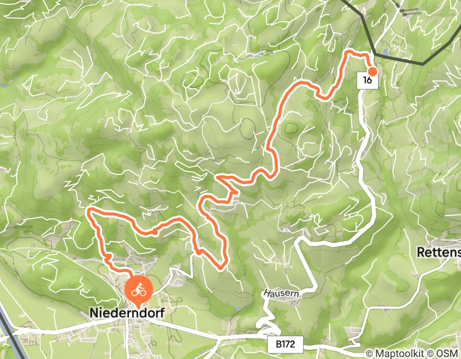 Karte der Tour