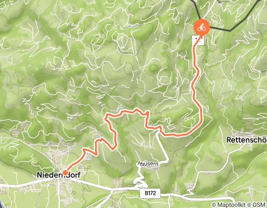 Karte der Tour