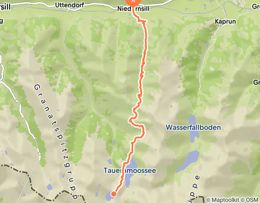 Karte der Tour