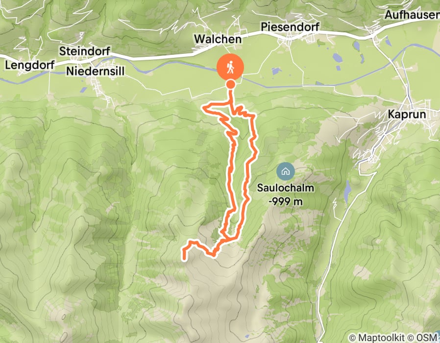 Karte der Tour