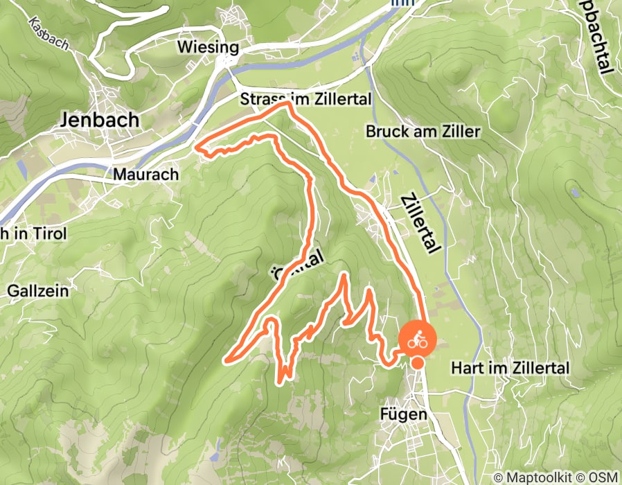Karte der Tour