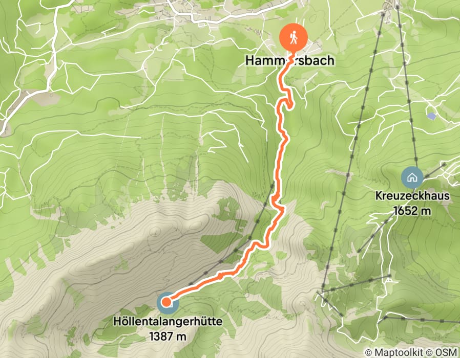 Karte der Tour