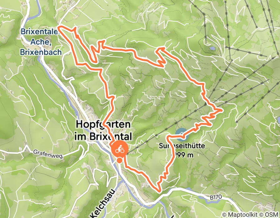 Karte der Tour