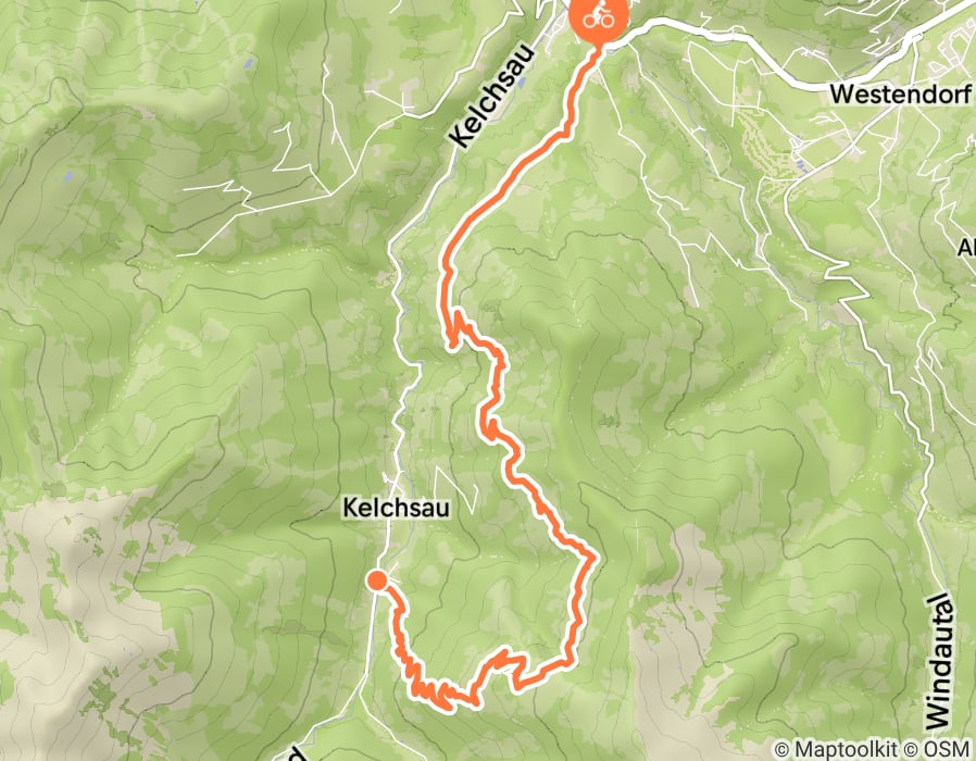 Karte der Tour