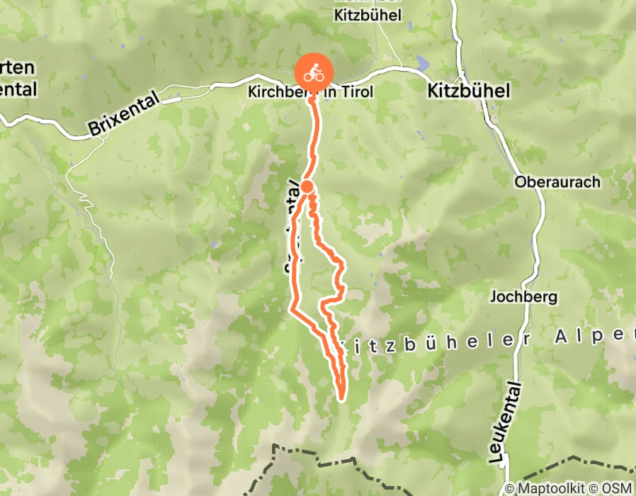 Karte der Tour