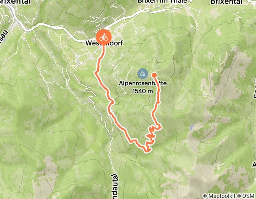Karte der Tour