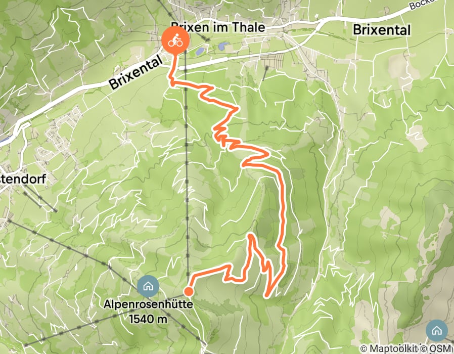 Karte der Tour