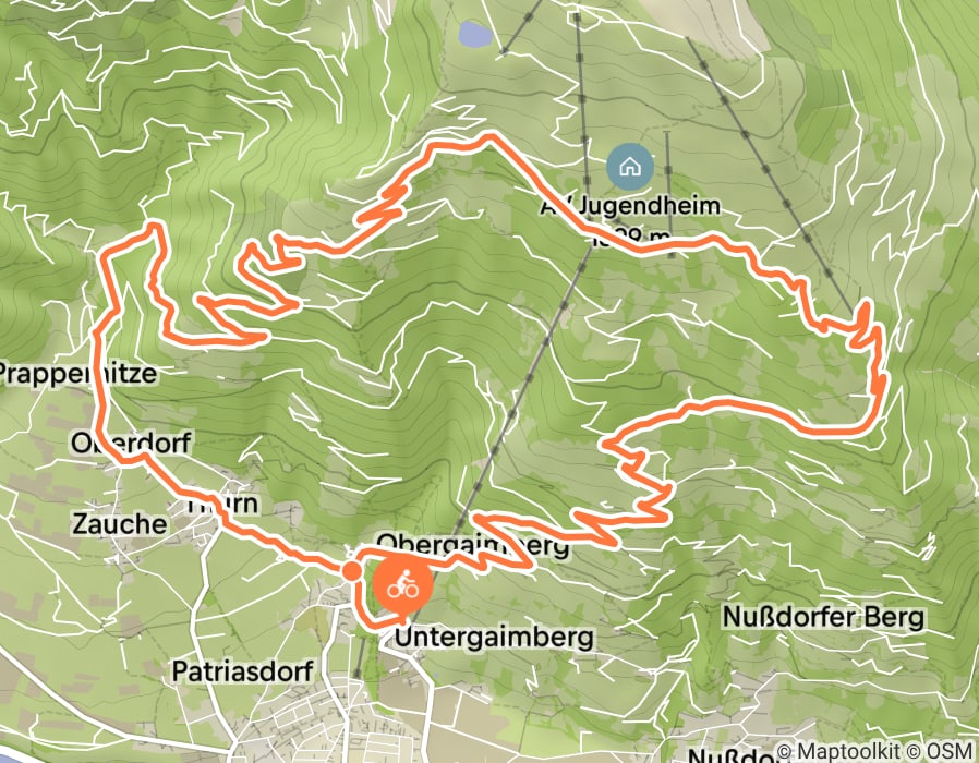 Karte der Tour