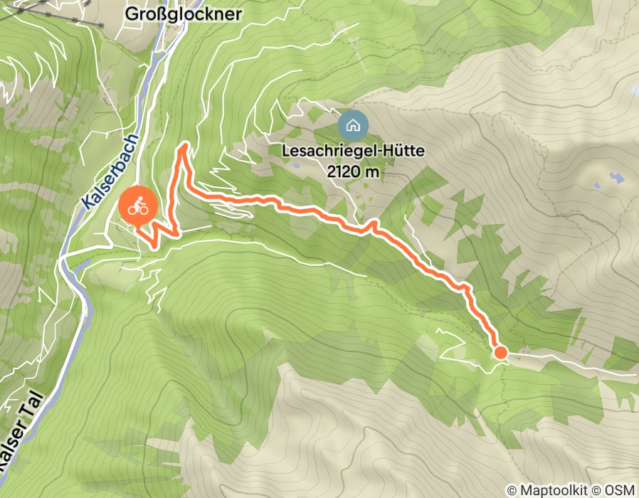 Karte der Tour