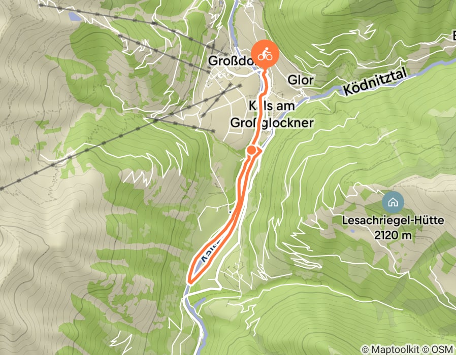 Karte der Tour