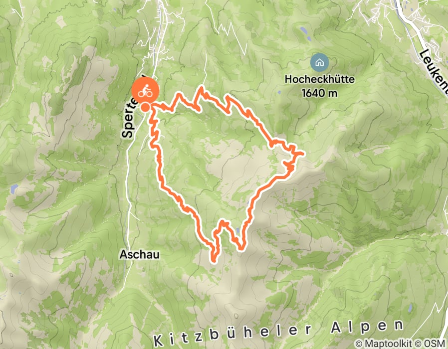 Karte der Tour