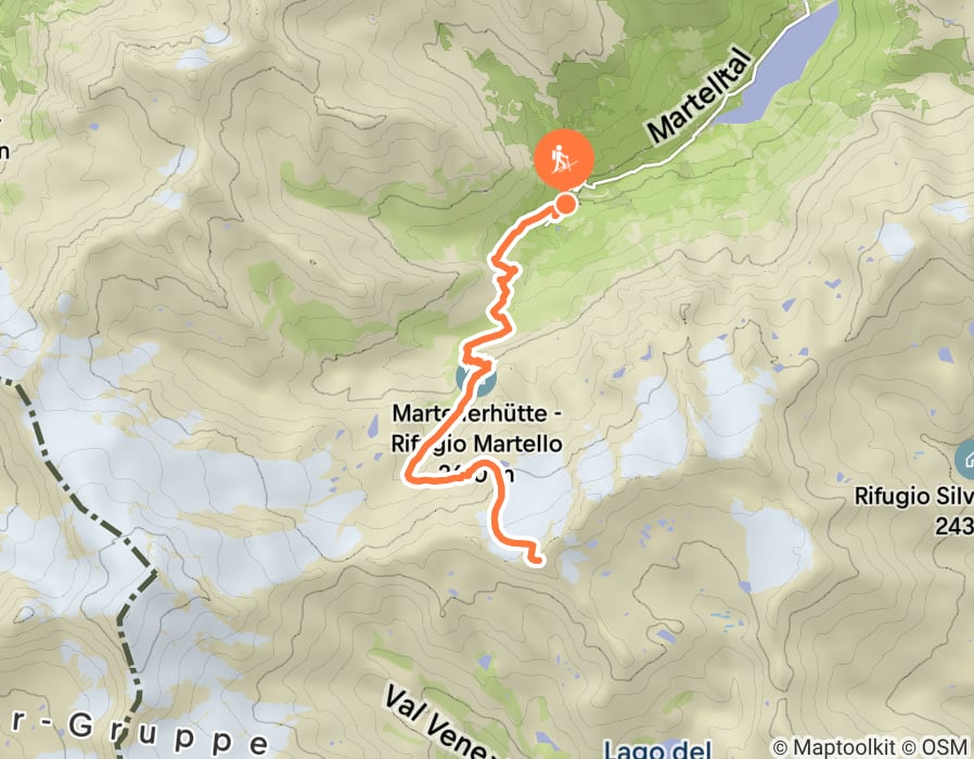 Karte der Tour