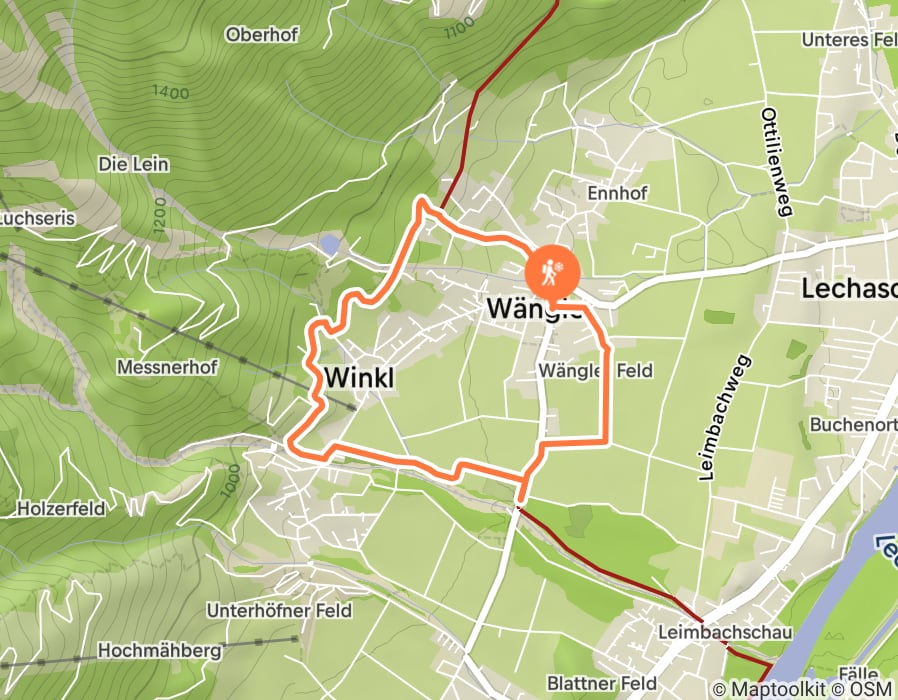 Karte der Tour