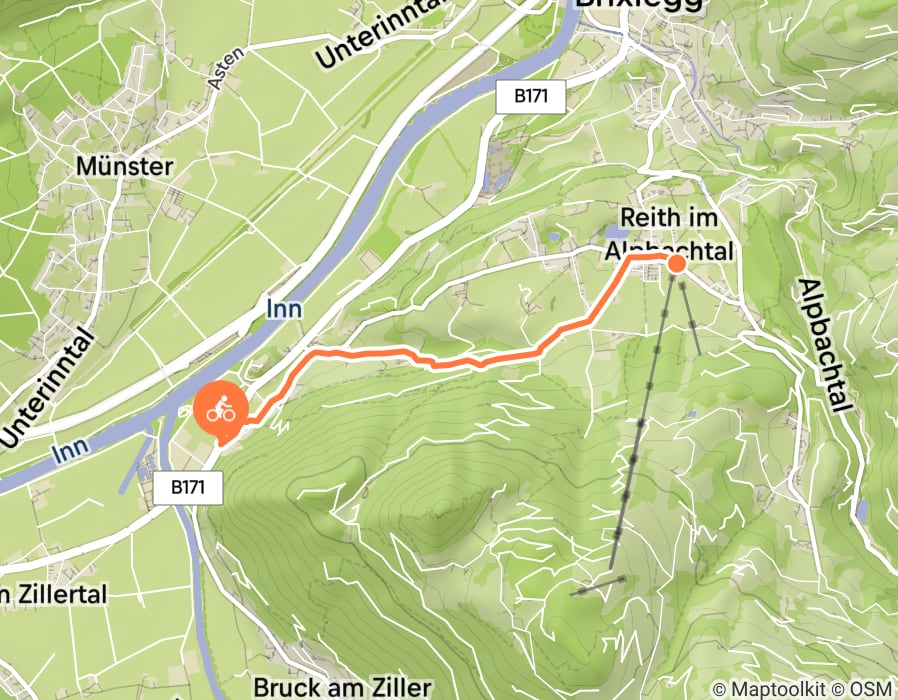 Karte der Tour