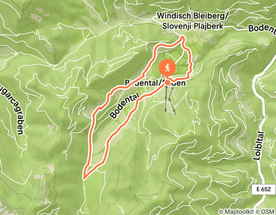 Karte der Tour