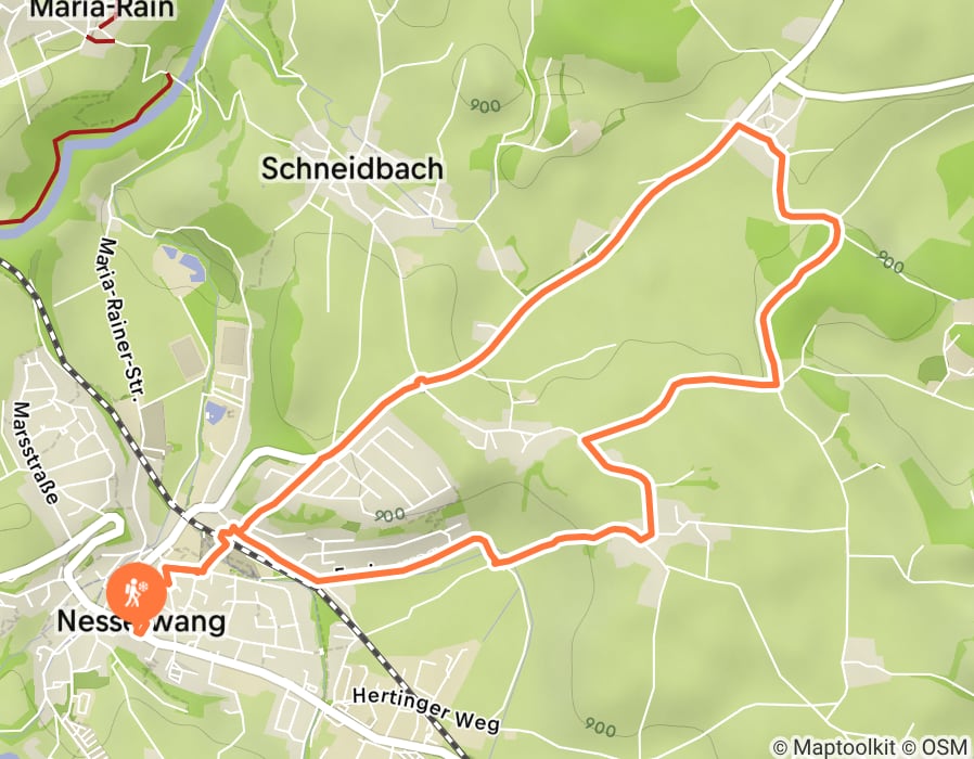 Karte der Tour