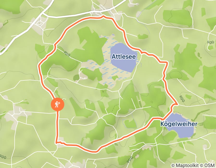 Karte der Tour