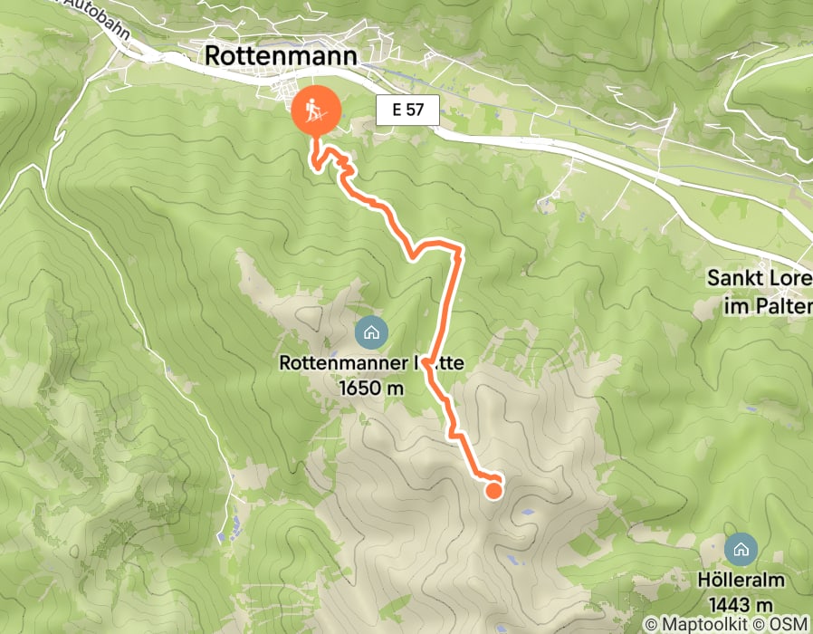 Karte der Tour
