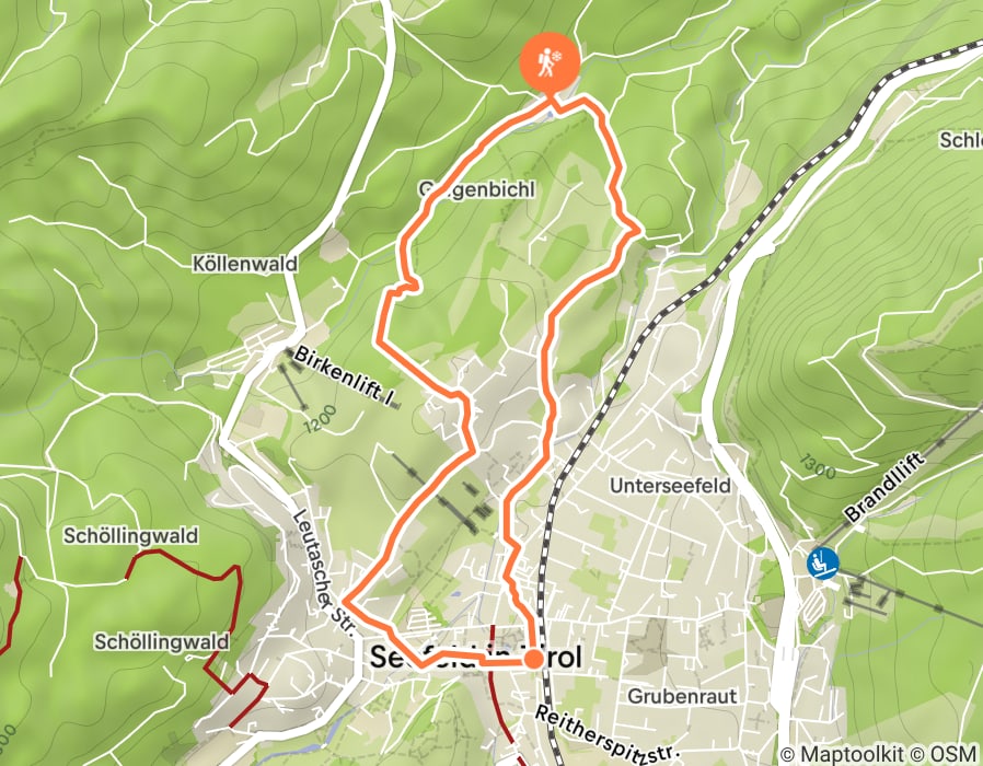 Karte der Tour