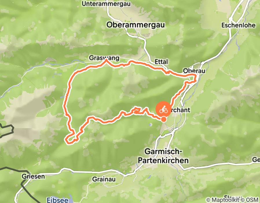 Karte der Tour