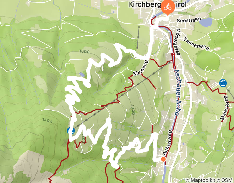 Karte der Tour