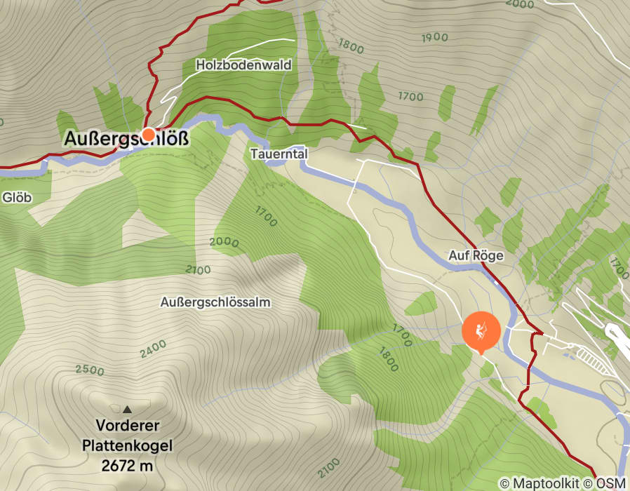 Karte der Tour