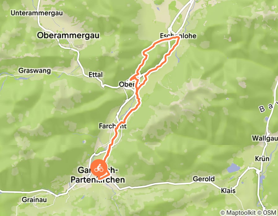 Karte der Tour
