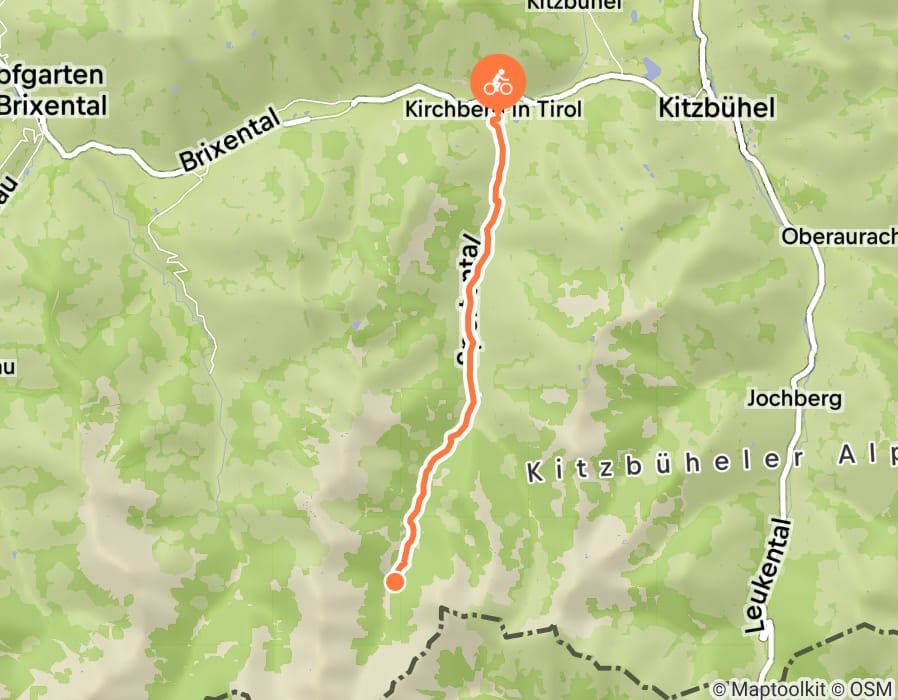 Karte der Tour