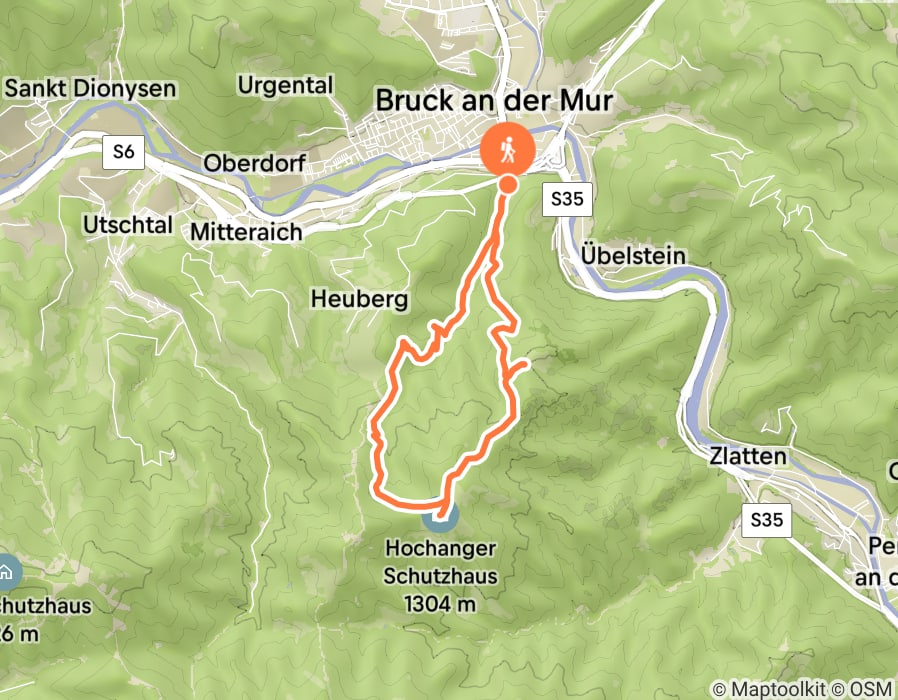 Karte der Tour