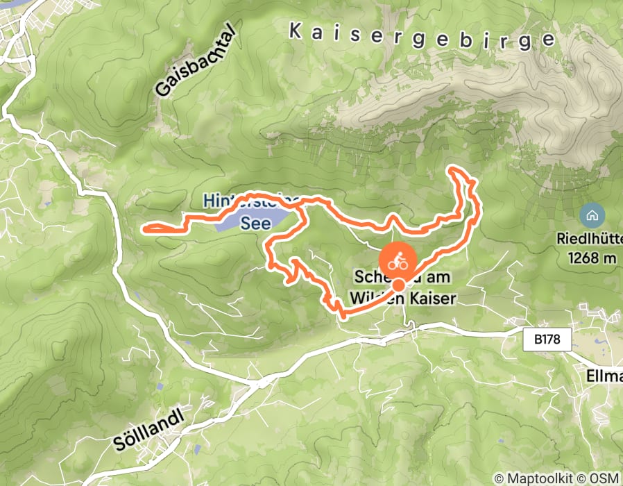 Karte der Tour