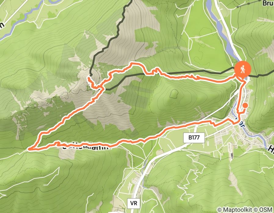 Karte der Tour
