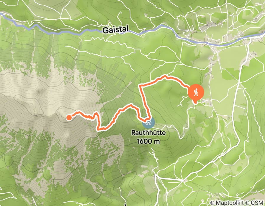 Karte der Tour