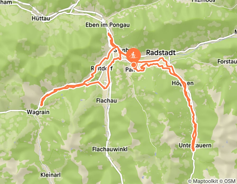 Karte der Tour