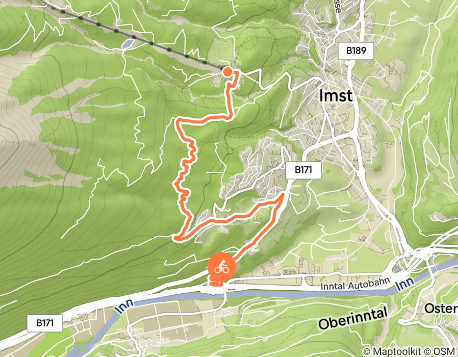 Karte der Tour