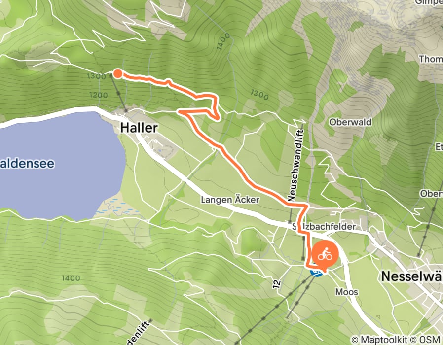 Karte der Tour