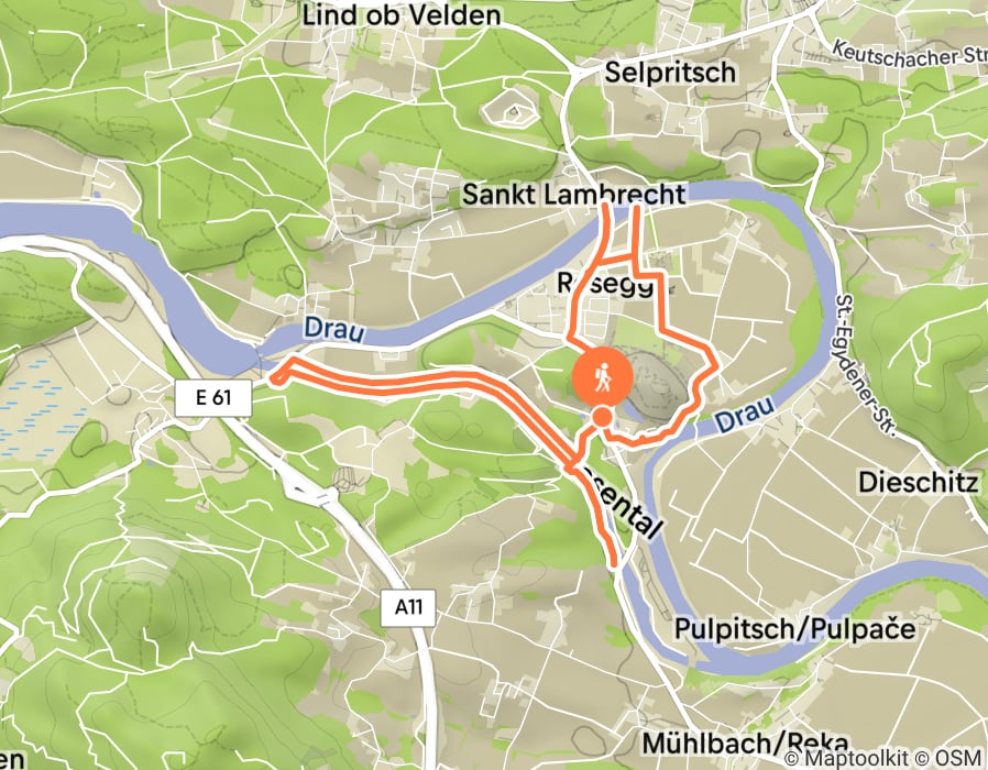 Karte der Tour