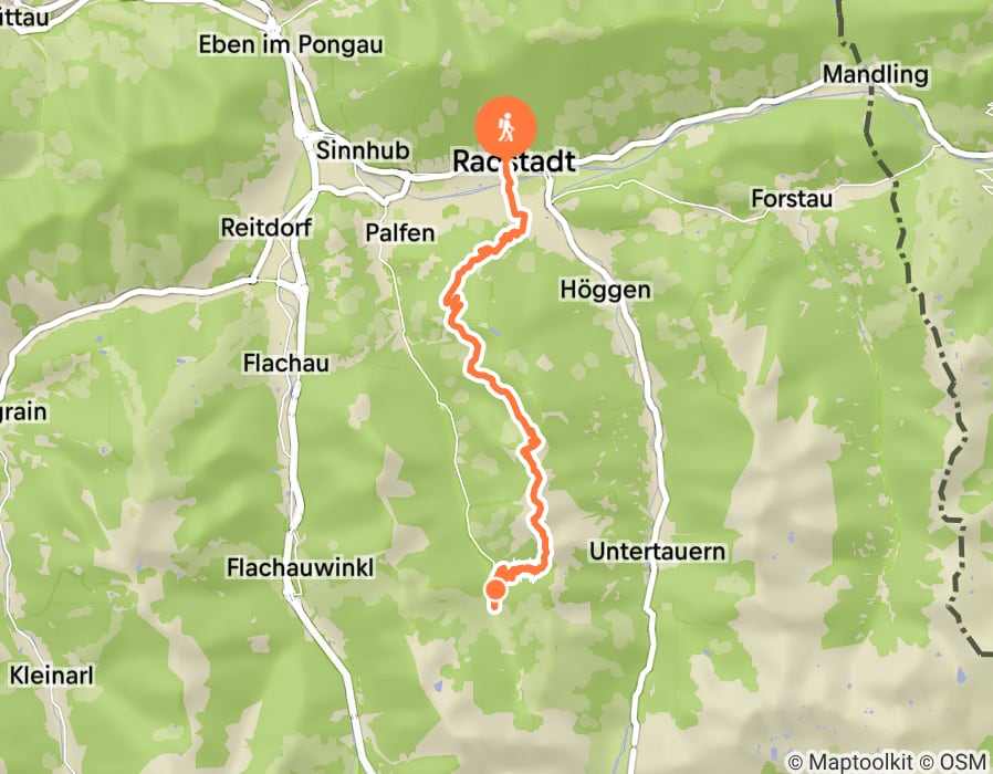 Karte der Tour