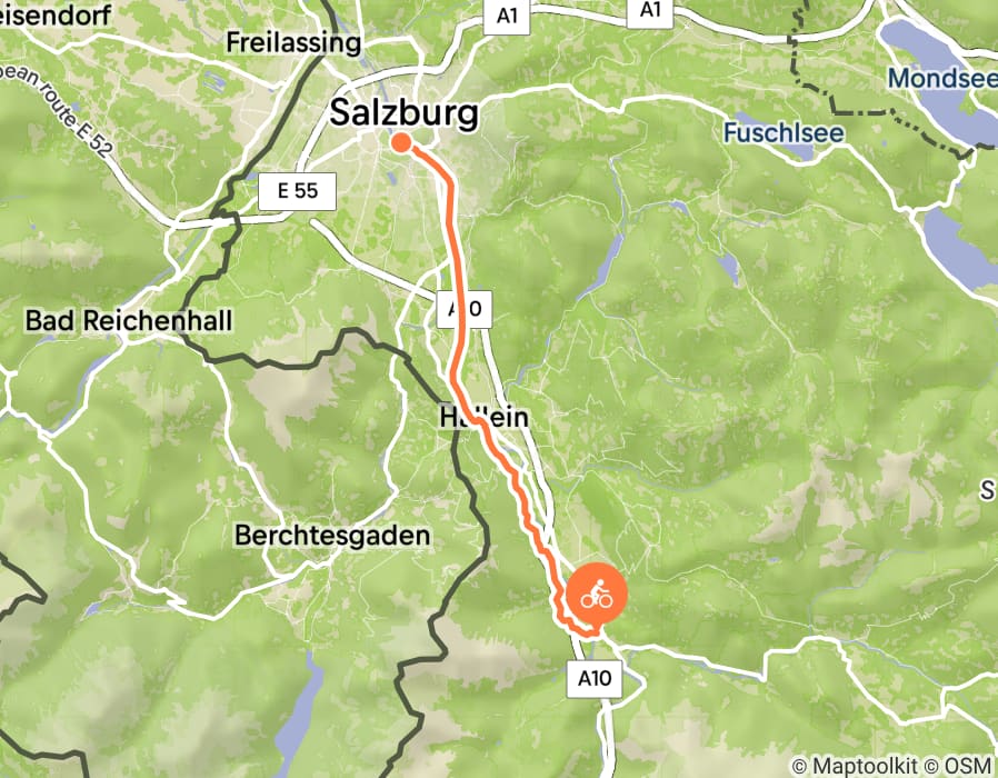 Karte der Tour