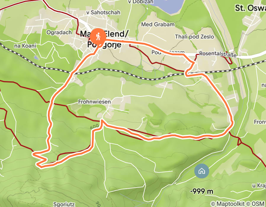 Karte der Tour