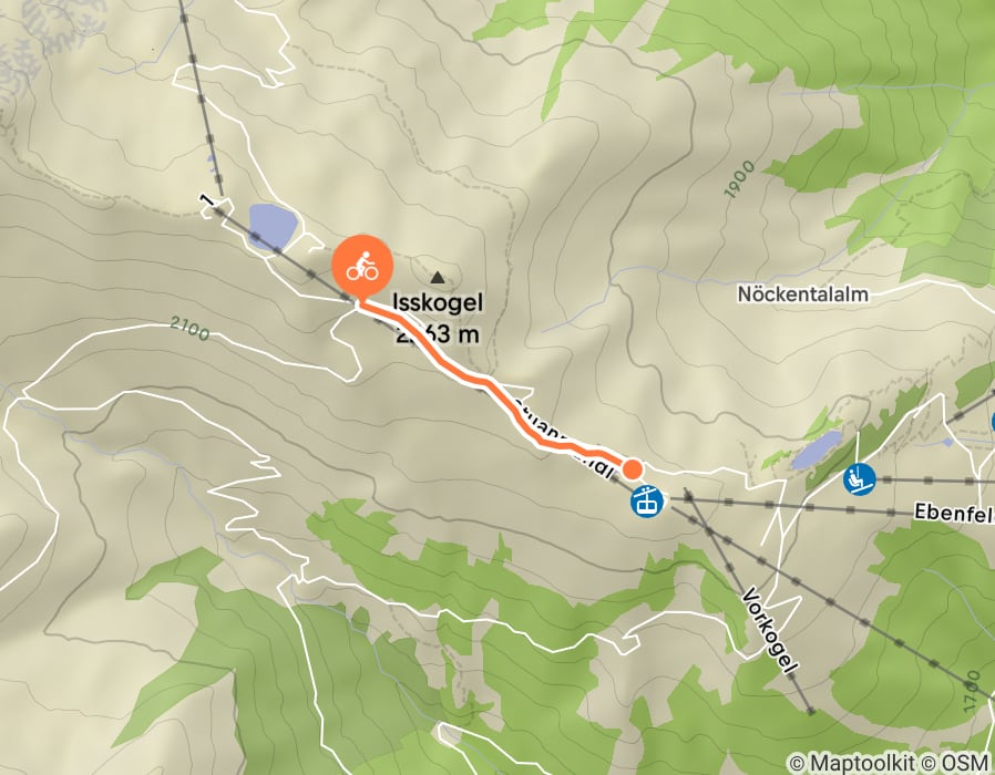 Karte der Tour