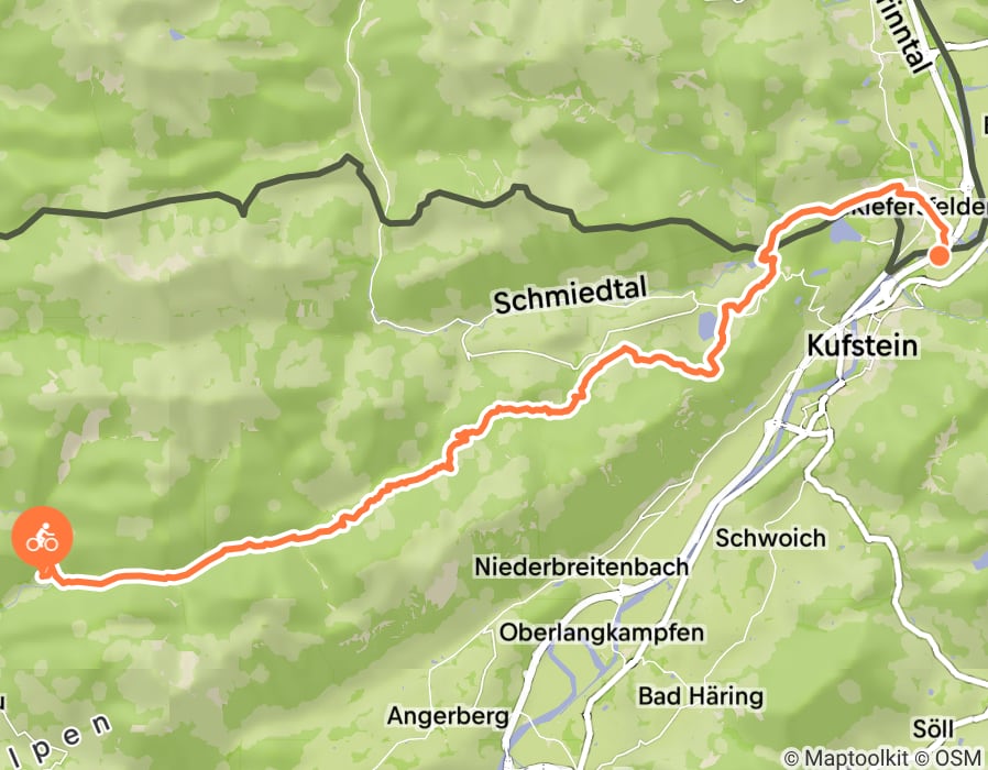 Karte der Tour