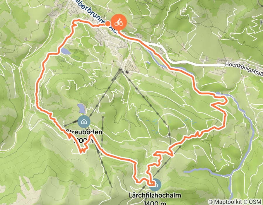 Karte der Tour