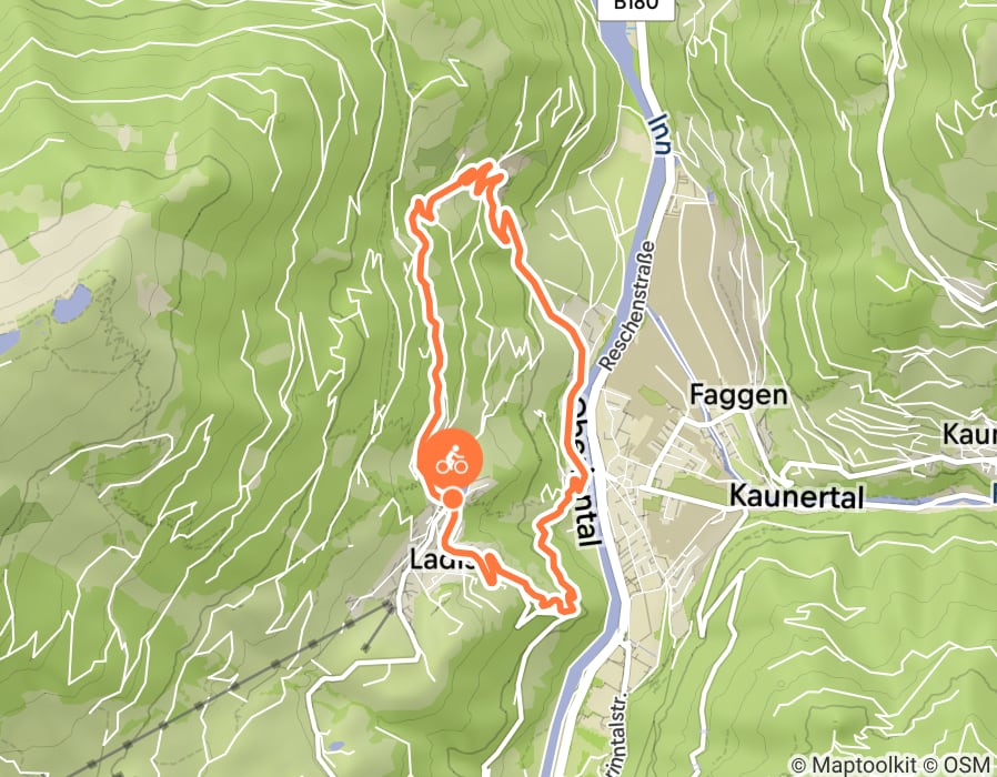 Karte der Tour