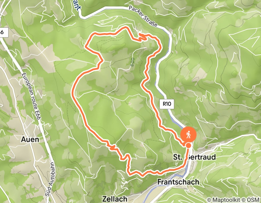 Karte der Tour