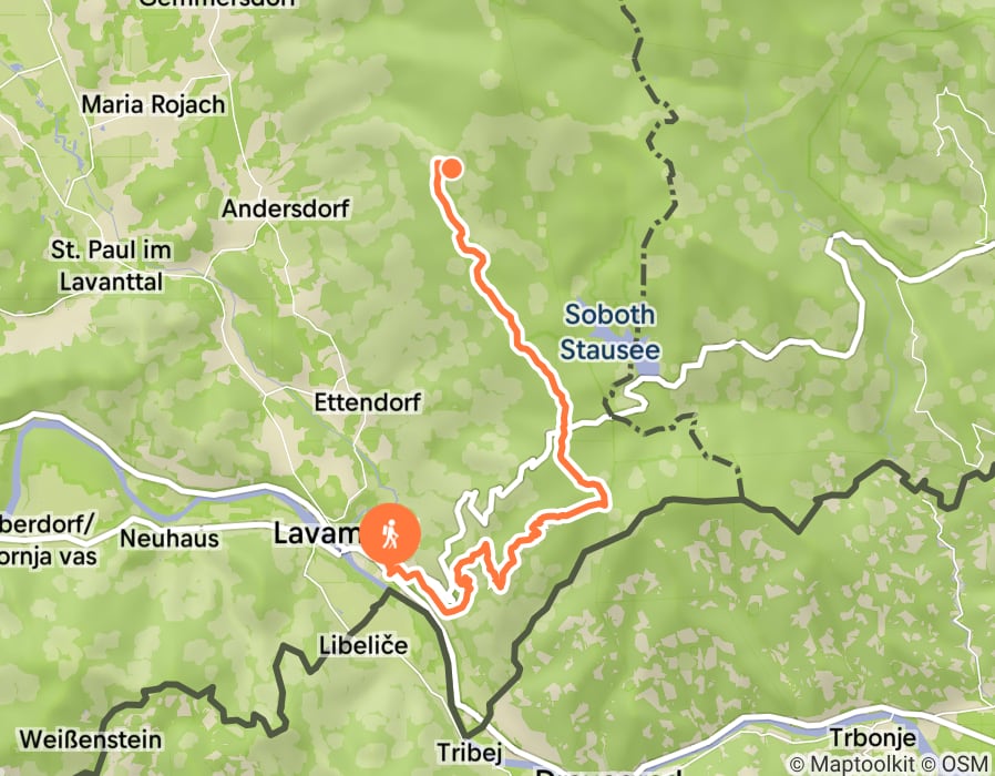 Karte der Tour