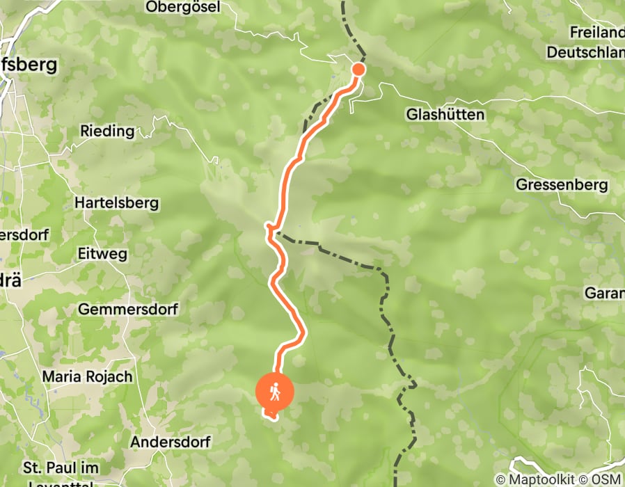 Karte der Tour
