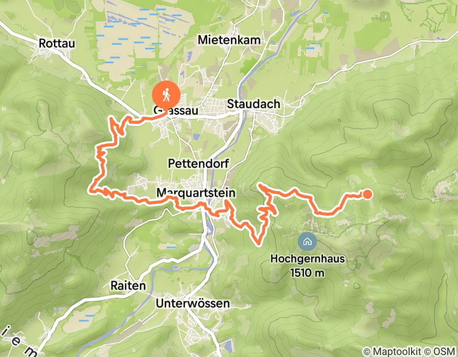Karte der Tour