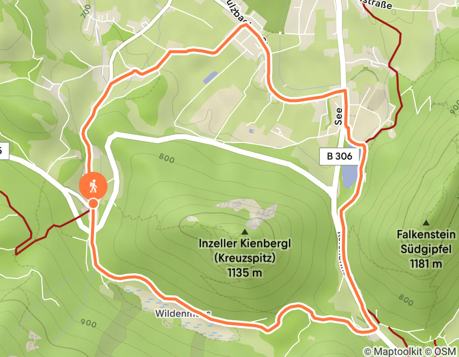 Karte der Tour