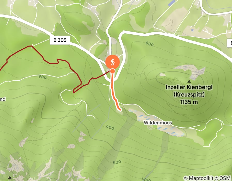 Karte der Tour