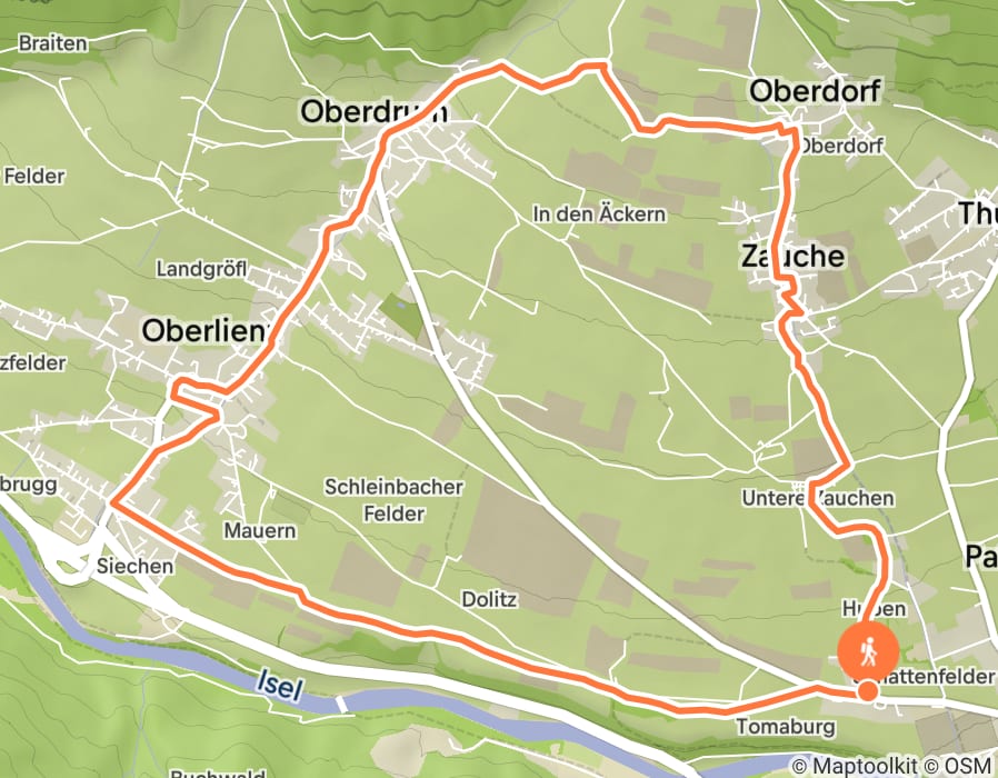 Karte der Tour